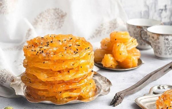 طرز تهیه زولبیا بامیه ماه رمضان خانگی (به روش قنادی)