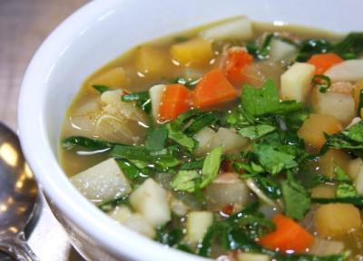 طرز تهیه سوپ شلغم برای سرماخوردگی و گلودرد