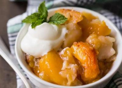 طرز تهیه 5 نوع دسر هلو مجلسی خوشمزه