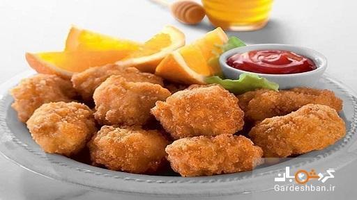 طرز تهیه مرغ سوخاری پاپ کورنی خوشمزه در قابلمه طرز تهیه مرغ سوخاری پاپ کورنی خوشمزه در قابلمه