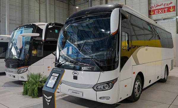 مشخصات اتوبوس شهری و بین شهری گروه بهمن در نمایشگاه حمل ونقل تهران